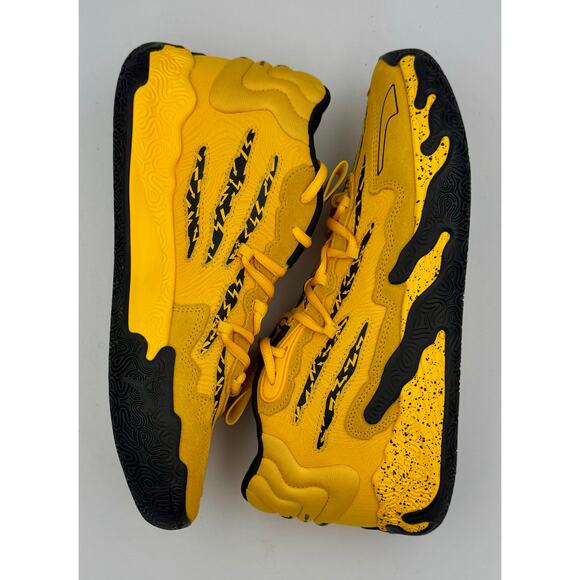 Puma Lamelo Ball MB.03 Porsche Yellow  309847-01 Basketball Shoes Sz 10 # 291-40 main image 4